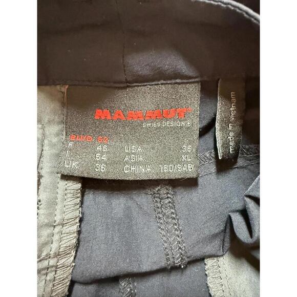 Mammut Masao Hardshell Ski/Snowboard Pants Men's Size 36 Black Waterproof - Picture 4 of 8